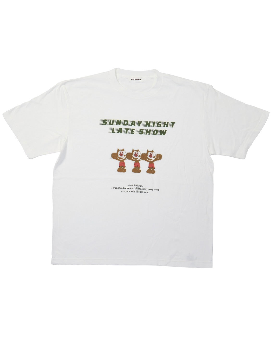 Sunday night late show Over Size T-shirt